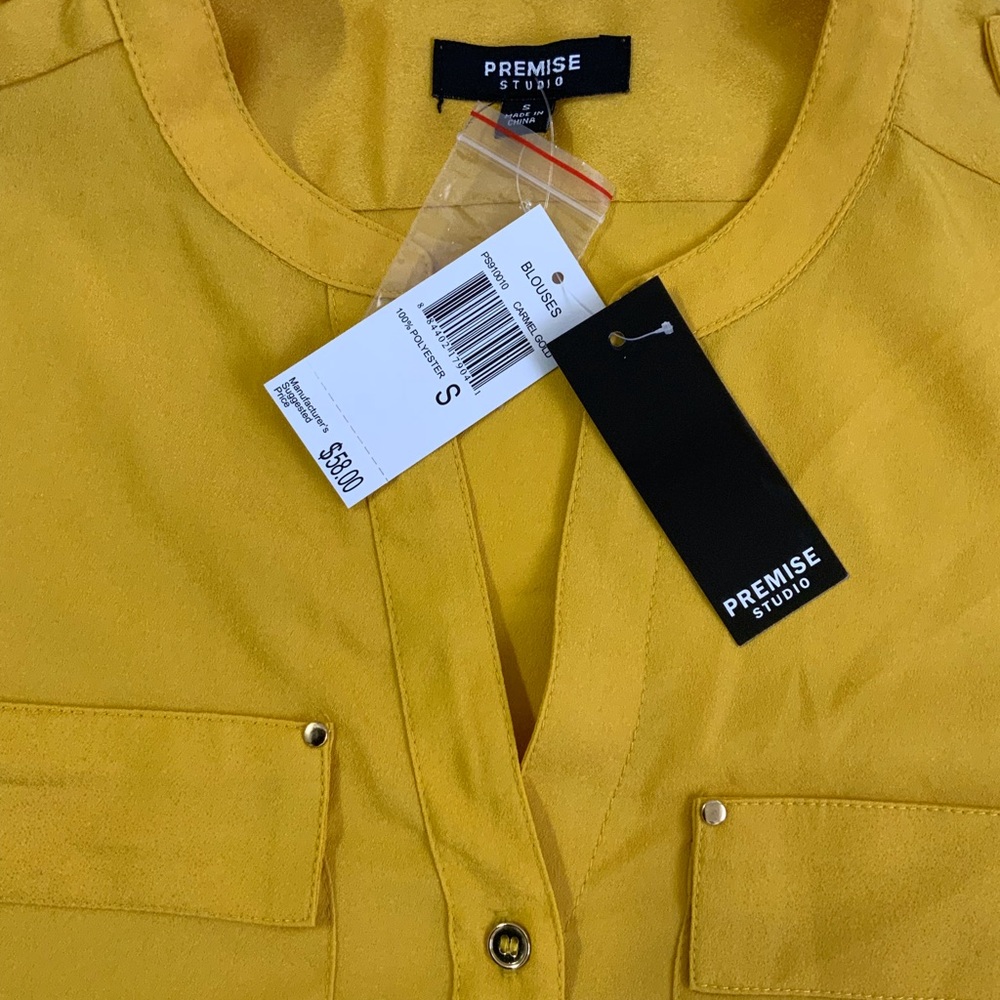 PREMISE STUDIO BLOUSE. SIZE- S - Picture 11 of 11
